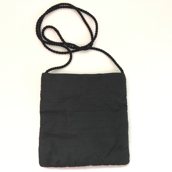 Beaded Crossbody Bag Mini Bag Beaded Stars Christmas Santa Embellished Bag - Picture 7 of 16